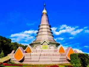 Das Monument des verstorbenen thailändischen Königs